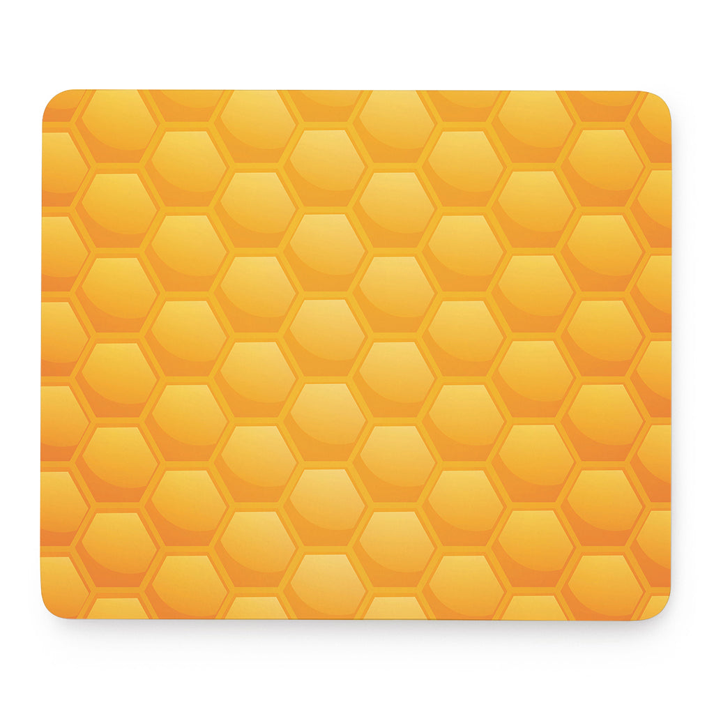Honeycomb Pattern Print Mouse Pad