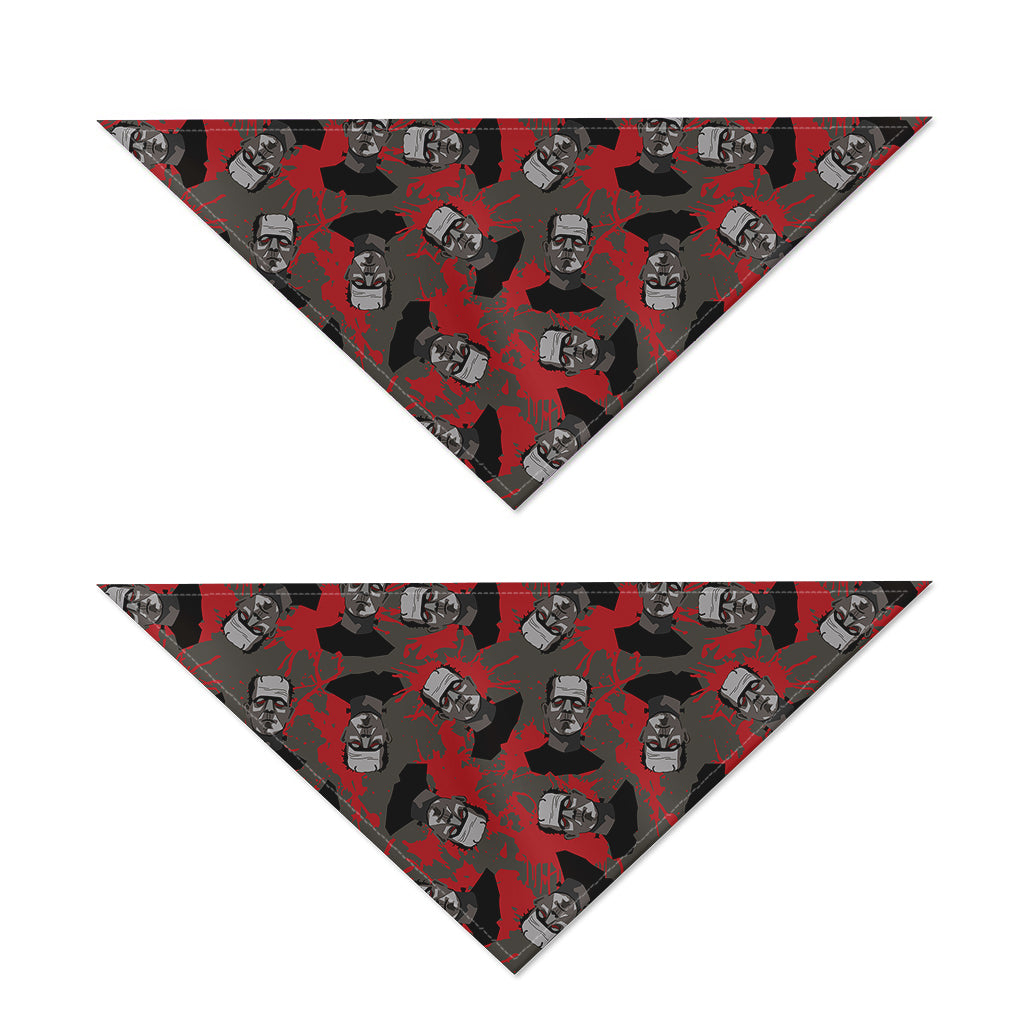 Horror Frankenstein Pattern Print Dog Bandana