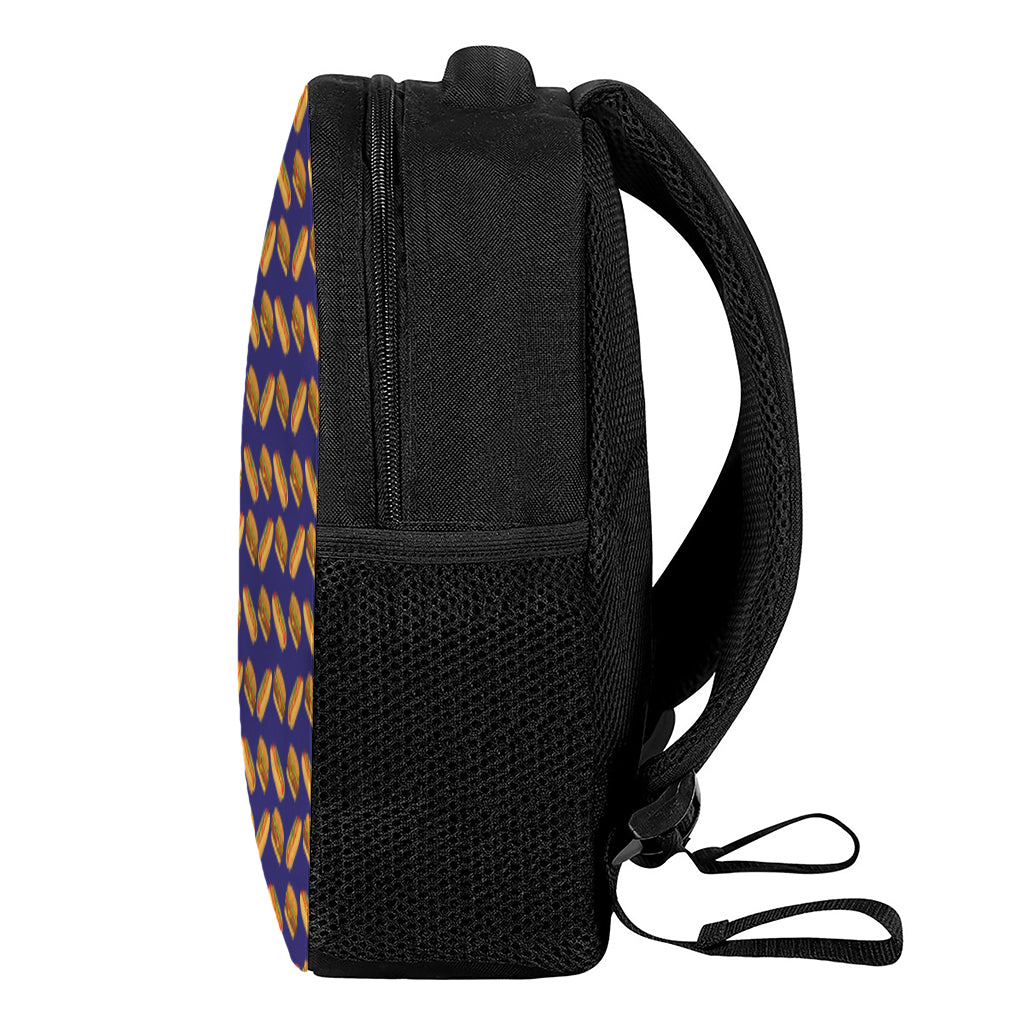 Hot Dog And Hamburger Pattern Print Casual Backpack