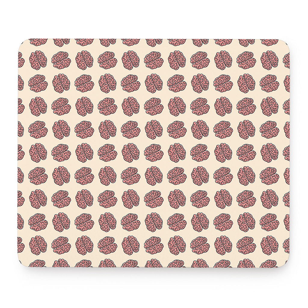 Human Brain Pattern Print Mouse Pad