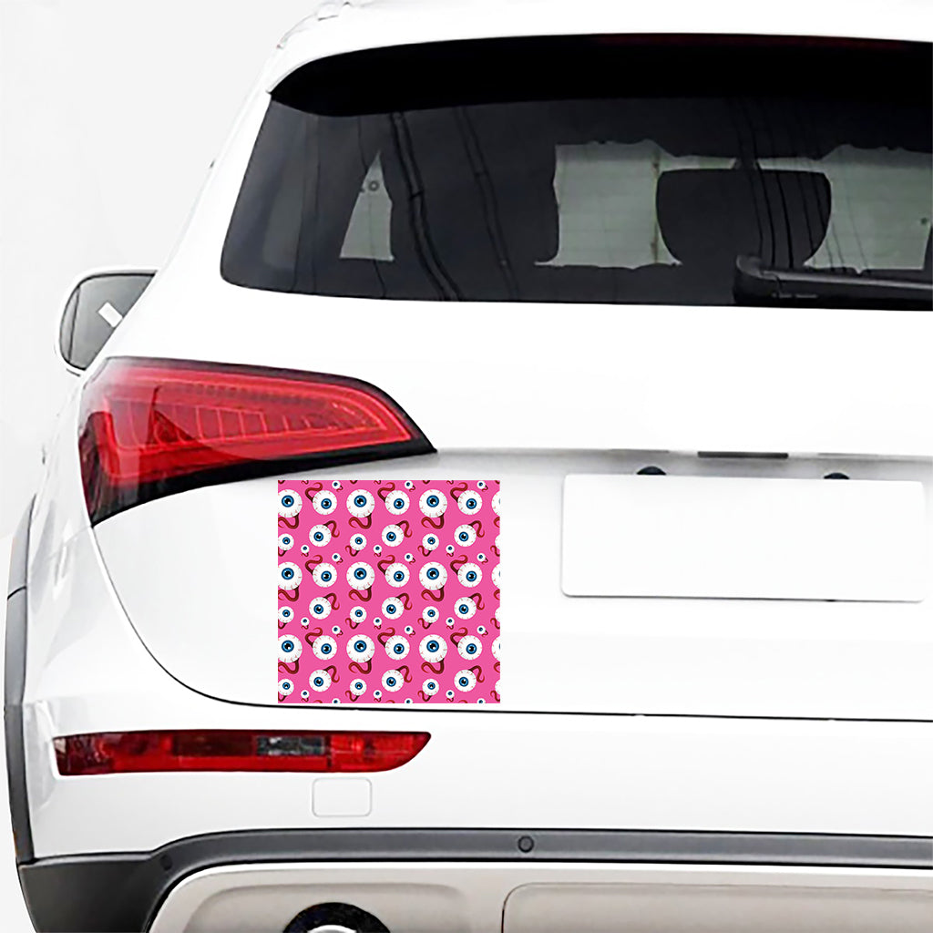Human Eyeball Pattern Print Car Sticker
