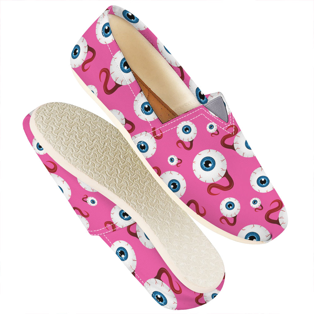 Human Eyeball Pattern Print Casual Shoes