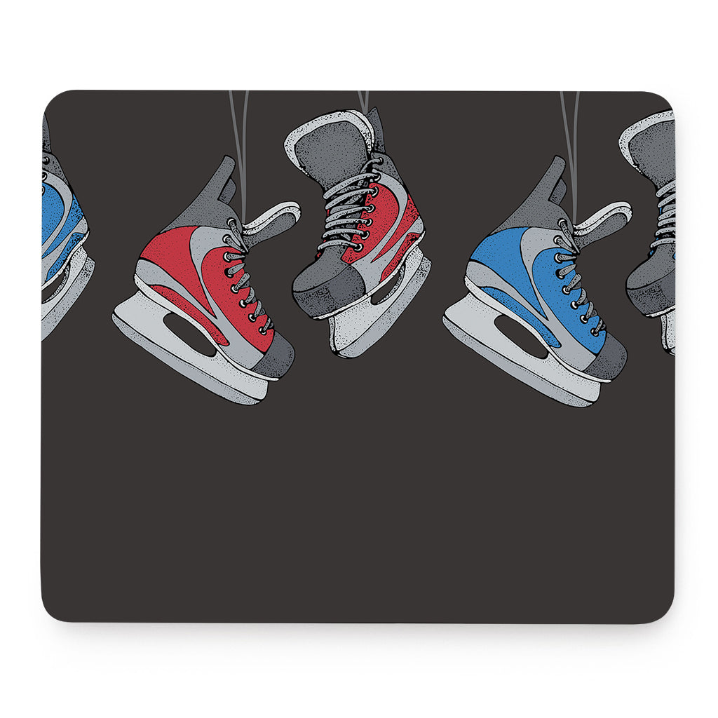 Ice Hockey Skates Print Mouse Pad
