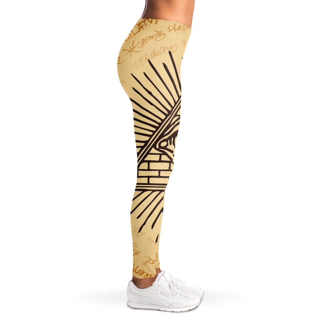 Illuminati Eye Print Women's Leggings