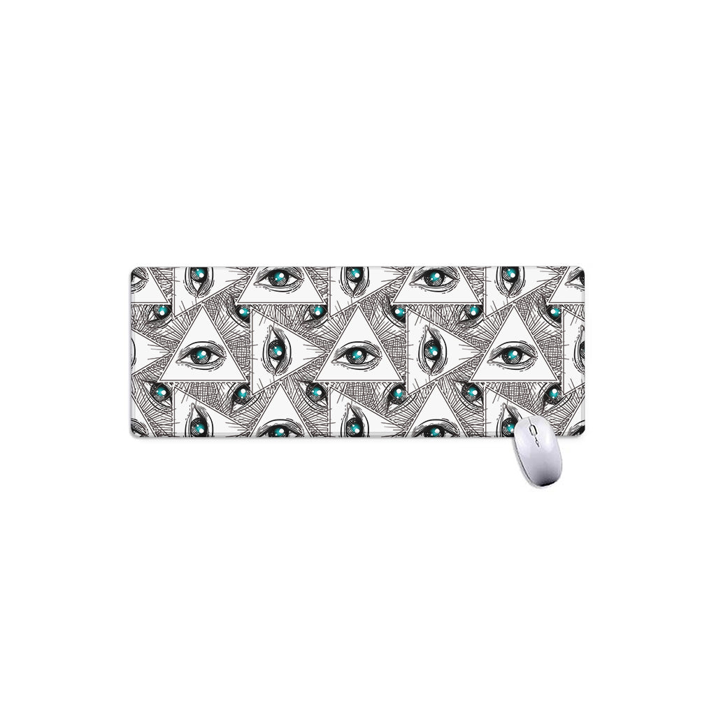Illuminati Pattern Print Extended Mouse Pad