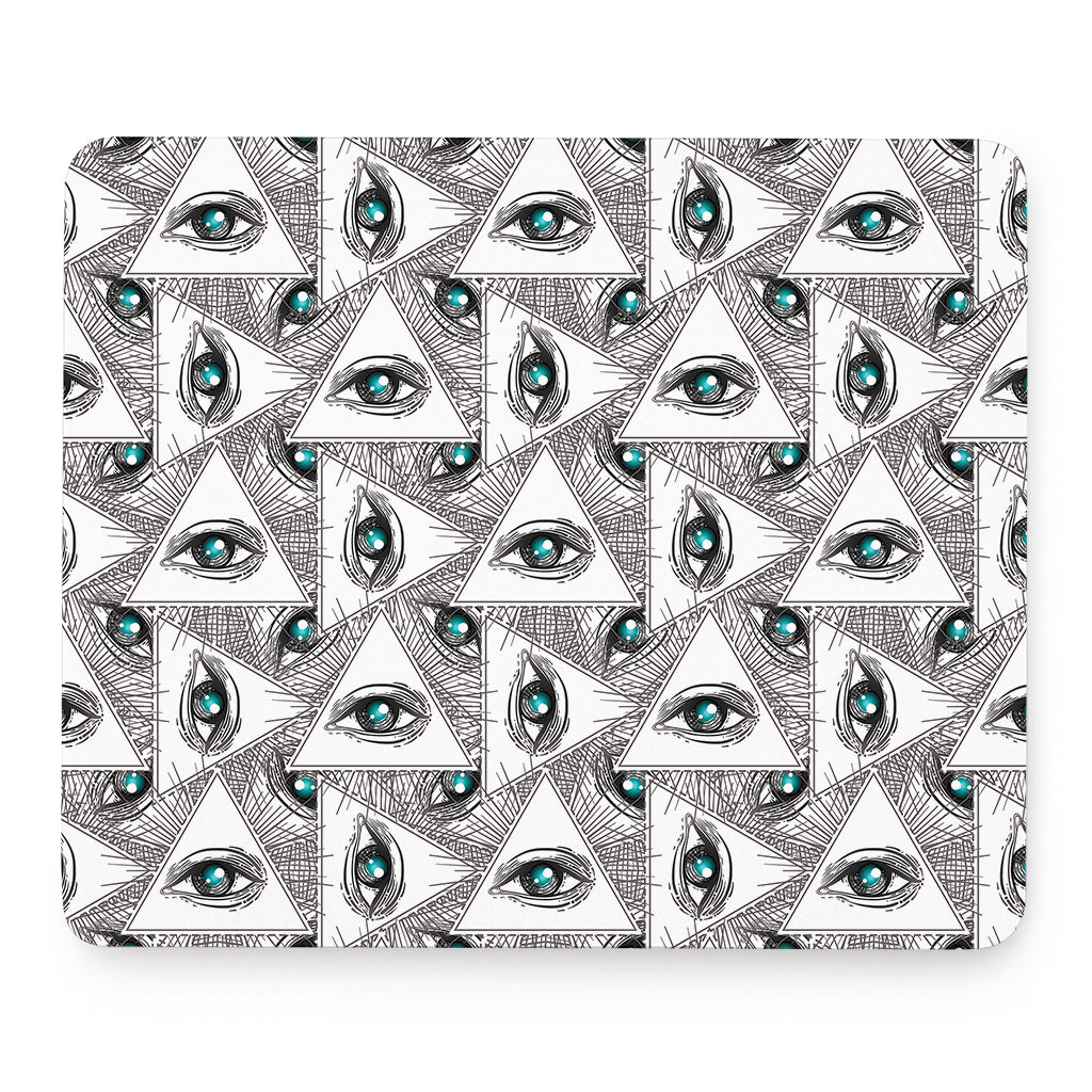 Illuminati Pattern Print Mouse Pad