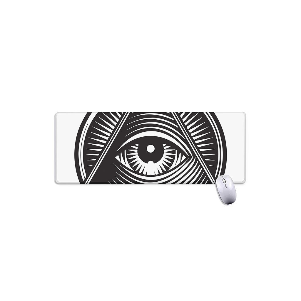 Illuminati Symbol Print Extended Mouse Pad