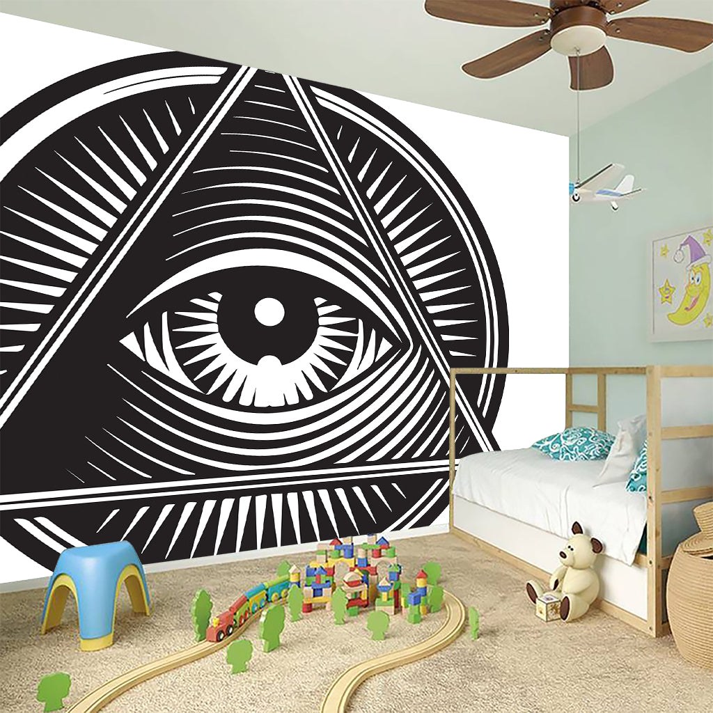 Illuminati Symbol Print Wall Sticker