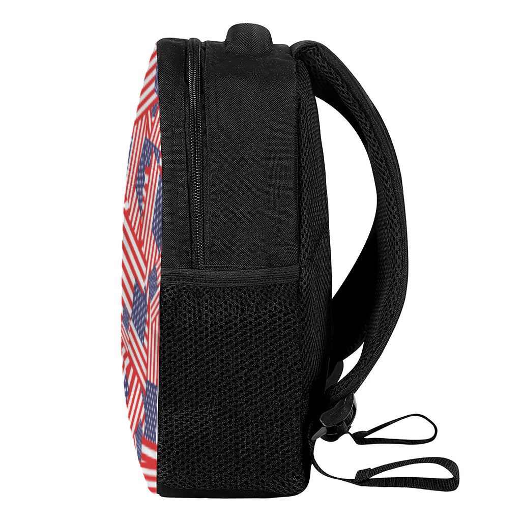 Independence Day USA Flag Pattern Print Casual Backpack
