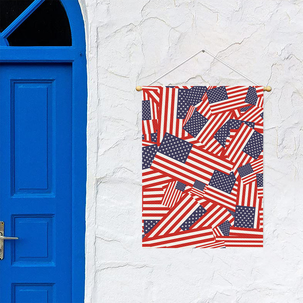 Independence Day USA Flag Pattern Print Garden Flag
