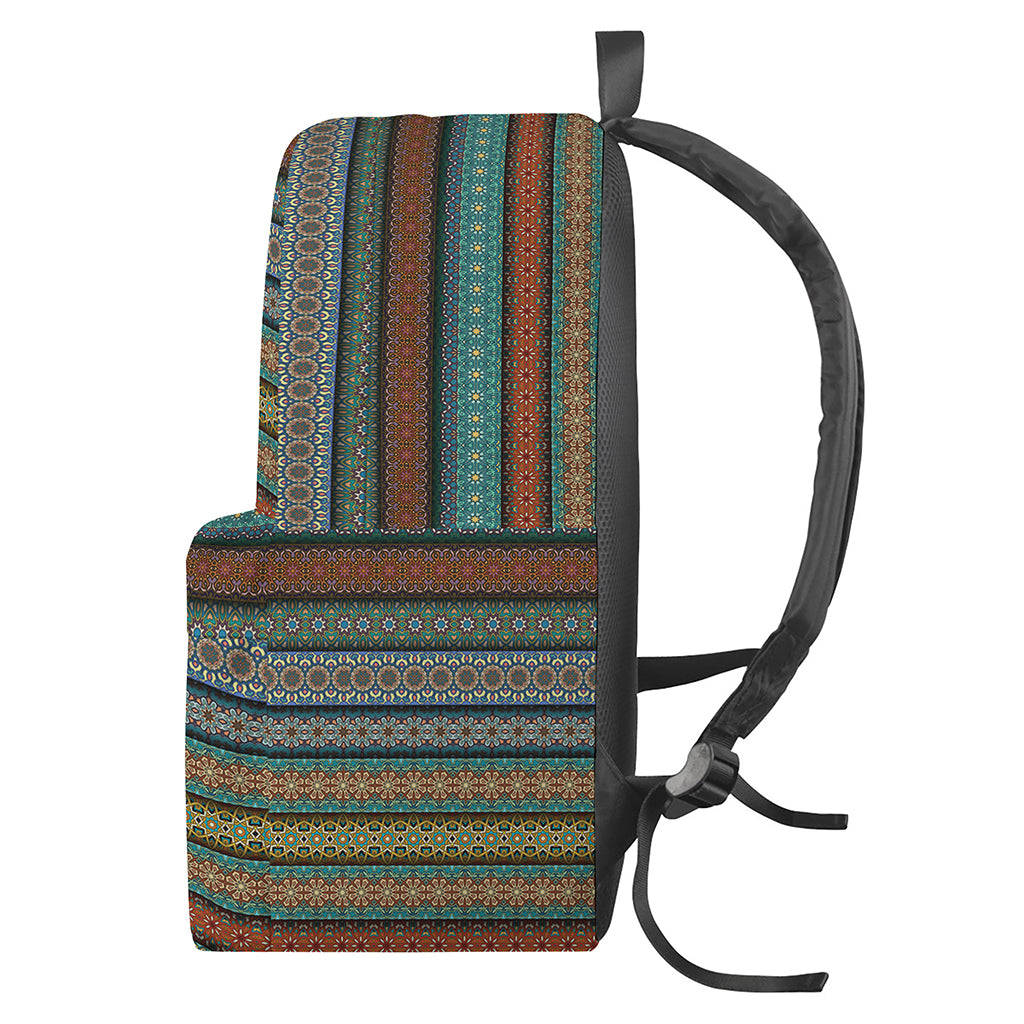 Indian Ethnic Pattern Print Backpack