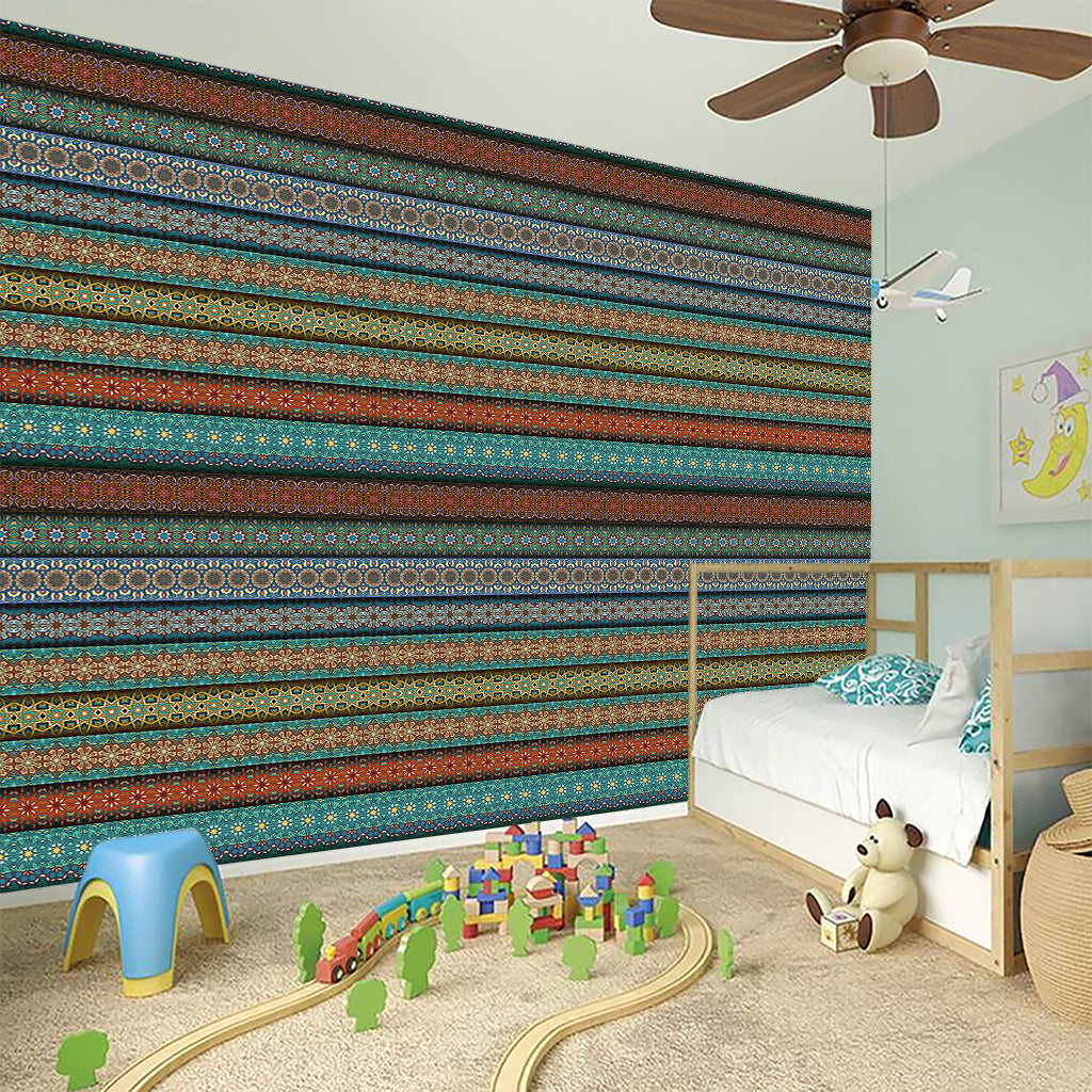 Indian Ethnic Pattern Print Wall Sticker