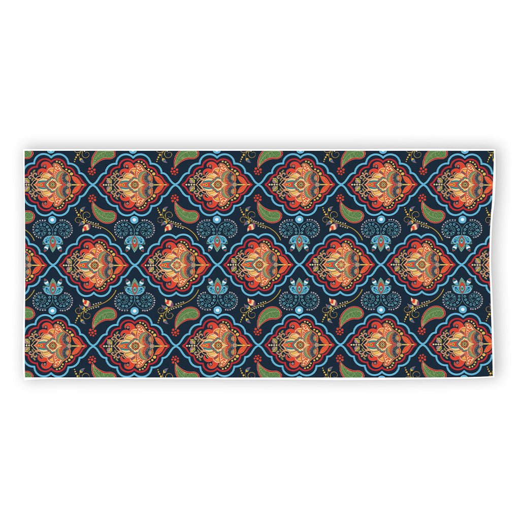 Indian Floral Paisley Pattern Print Beach Towel