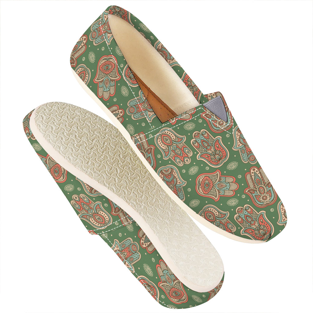 Indian Hamsa Pattern Print Casual Shoes