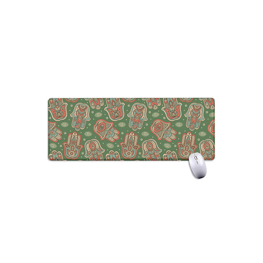 Indian Hamsa Pattern Print Extended Mouse Pad