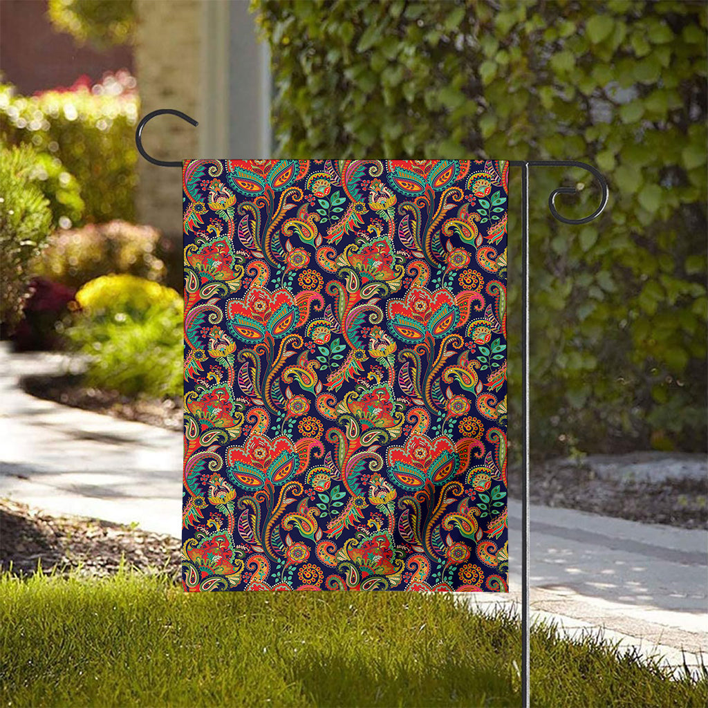 Indian Paisley Pattern Print House Flag