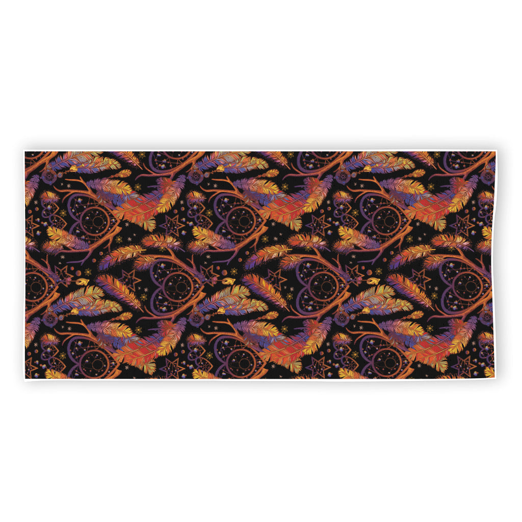 Indian Tribal Dream Catcher Print Beach Towel