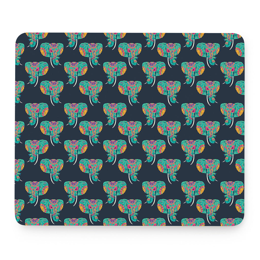 Indian Tribal Elephant Pattern Print Mouse Pad