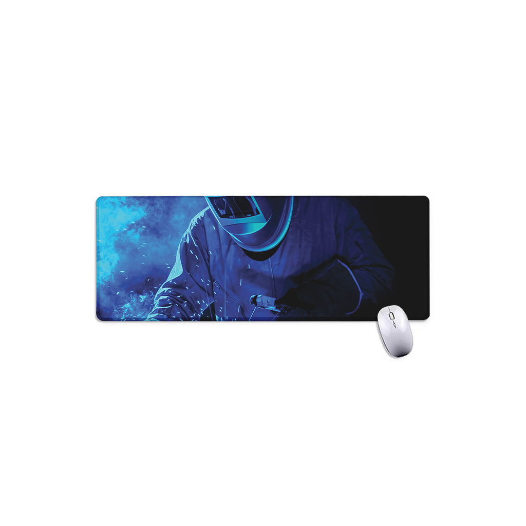 Industrial Welder Print Extended Mouse Pad