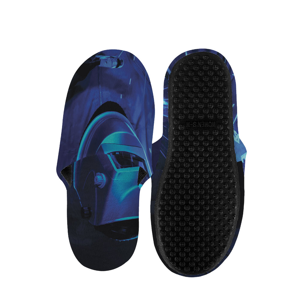 Industrial Welder Print Slippers