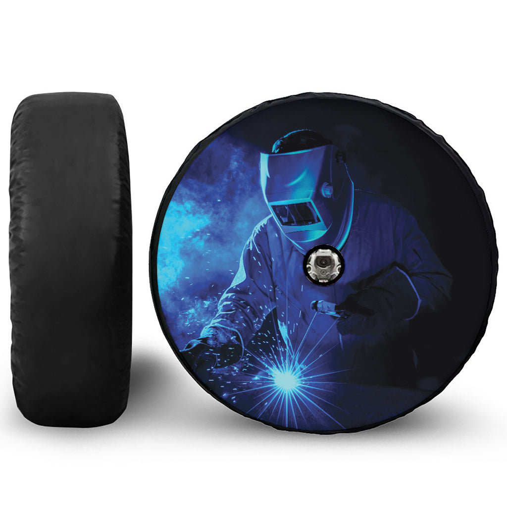Industrial Welder Print Tire Cover With Camera Hole