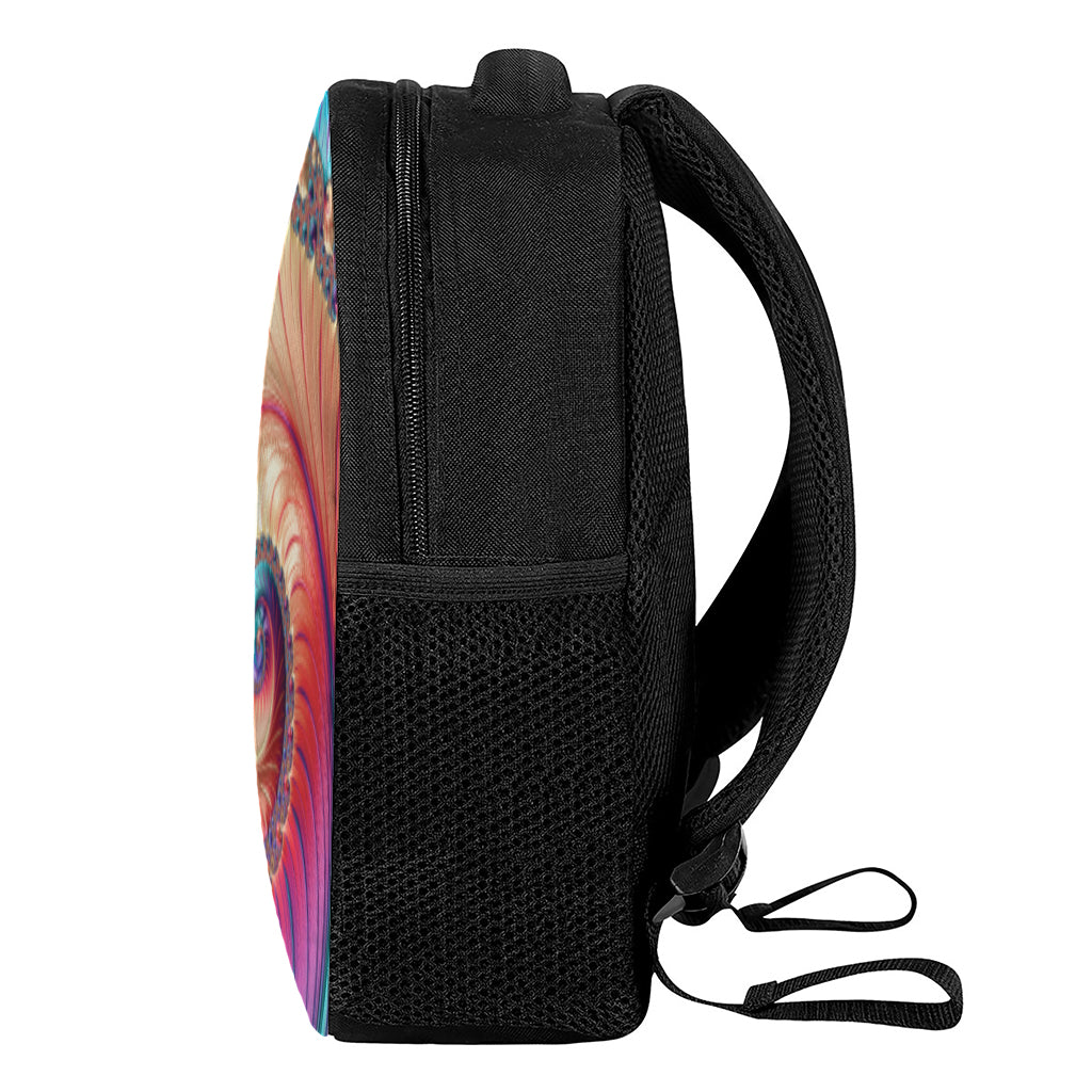Infinite Fractal Print Casual Backpack
