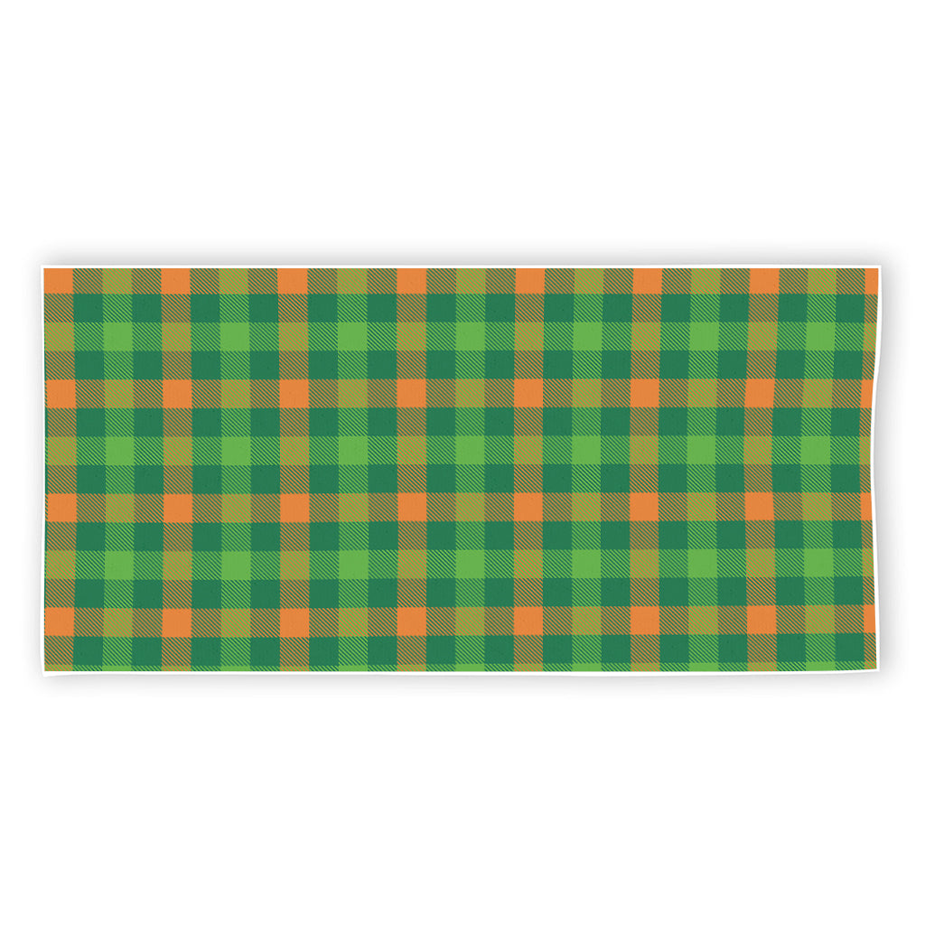 Irish Buffalo Check Pattern Print Beach Towel