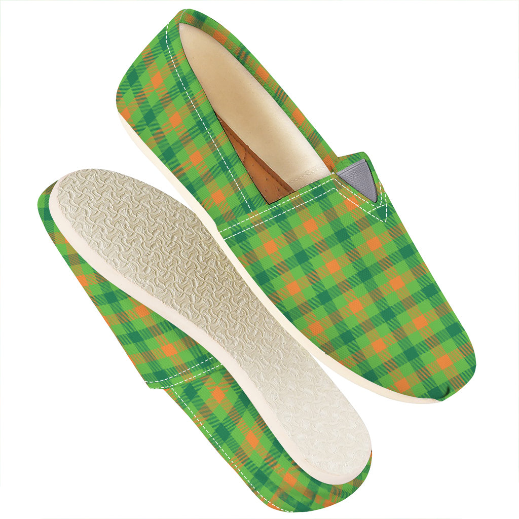 Irish Buffalo Plaid Pattern Print Casual Shoes