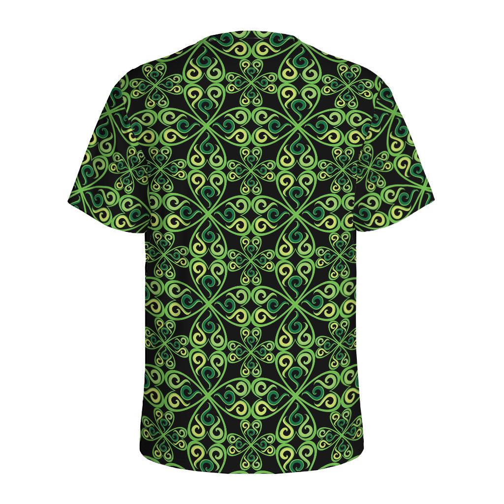 Irish Celtic Symbol Pattern Print Men's Sports T-Shirt