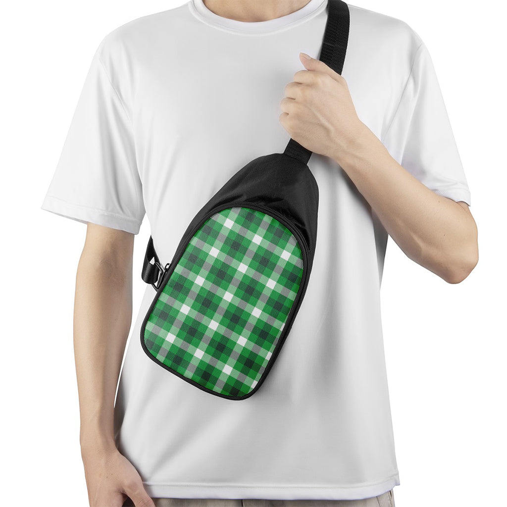 Irish Check Saint Patrick's Day Print Chest Bag