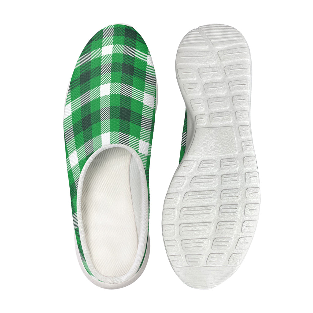 Irish Check Saint Patrick's Day Print Mesh Casual Shoes