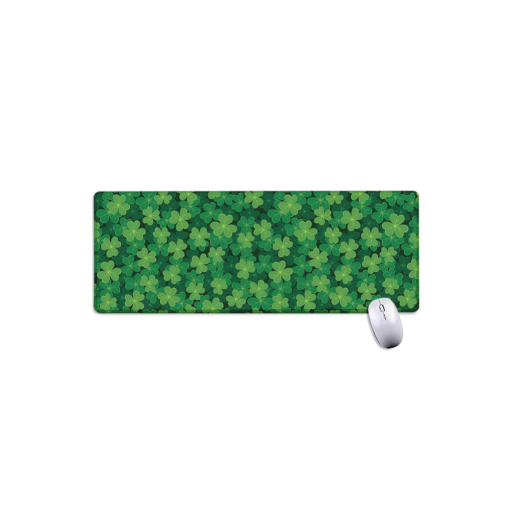 Irish Clover Saint Patrick's Day Print Extended Mouse Pad