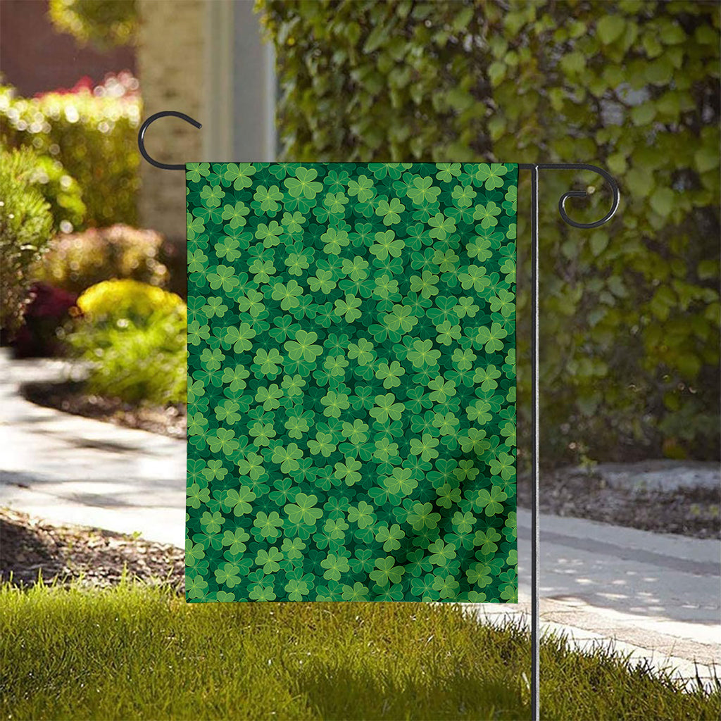 Irish Clover Saint Patrick's Day Print House Flag