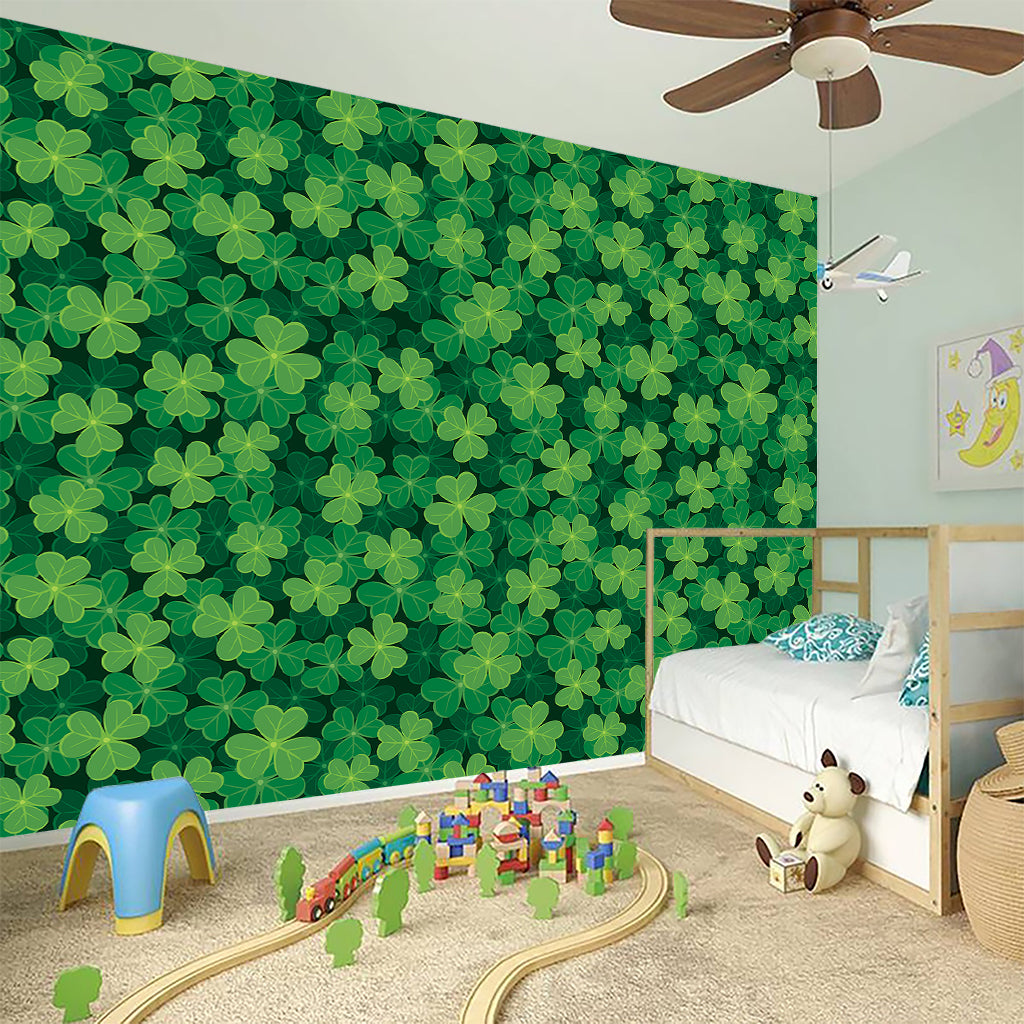 Irish Clover Saint Patrick's Day Print Wall Sticker