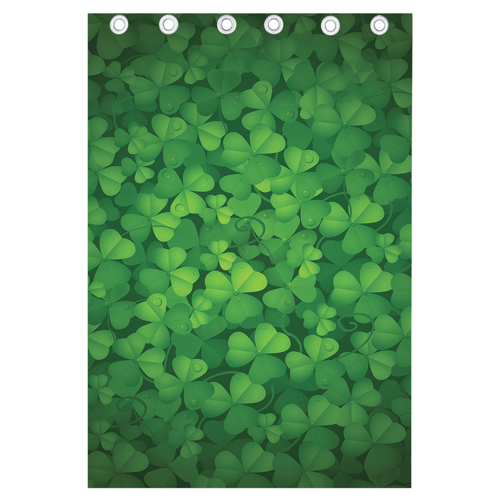 Irish Clover St. Patrick's Day Print Curtain