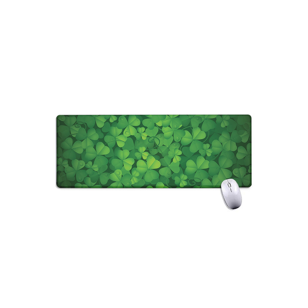 Irish Clover St. Patrick's Day Print Extended Mouse Pad