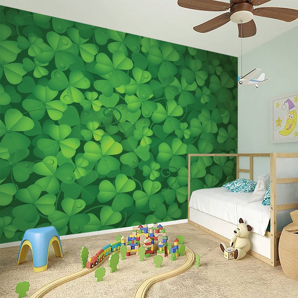 Irish Clover St. Patrick's Day Print Wall Sticker