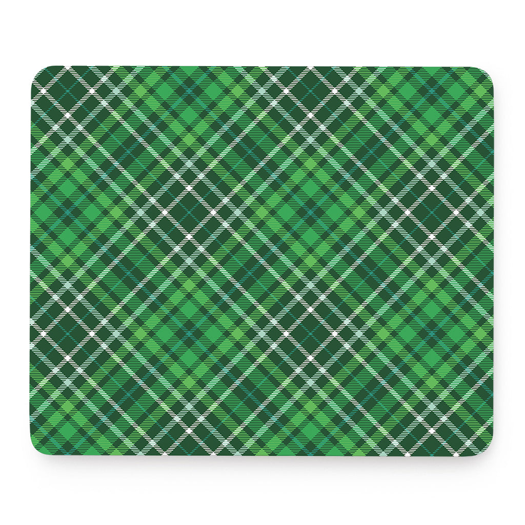 Irish Plaid Pattern Print Mouse Pad