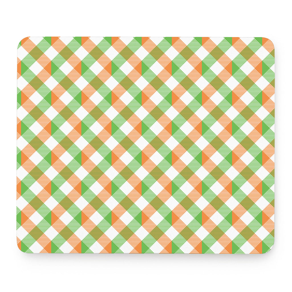 Irish Plaid Saint Patrick's Day Print Mouse Pad