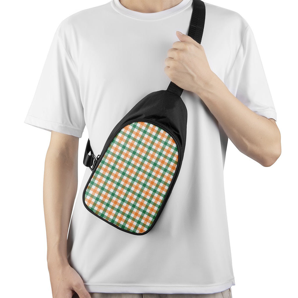 Irish Plaid St. Patrick's Day Print Chest Bag