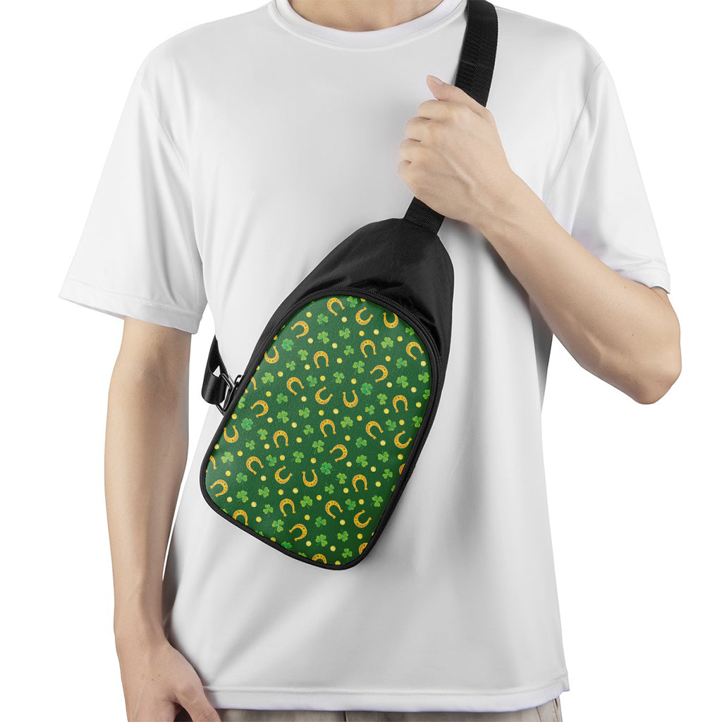 Irish Saint Patrick's Day Pattern Print Chest Bag