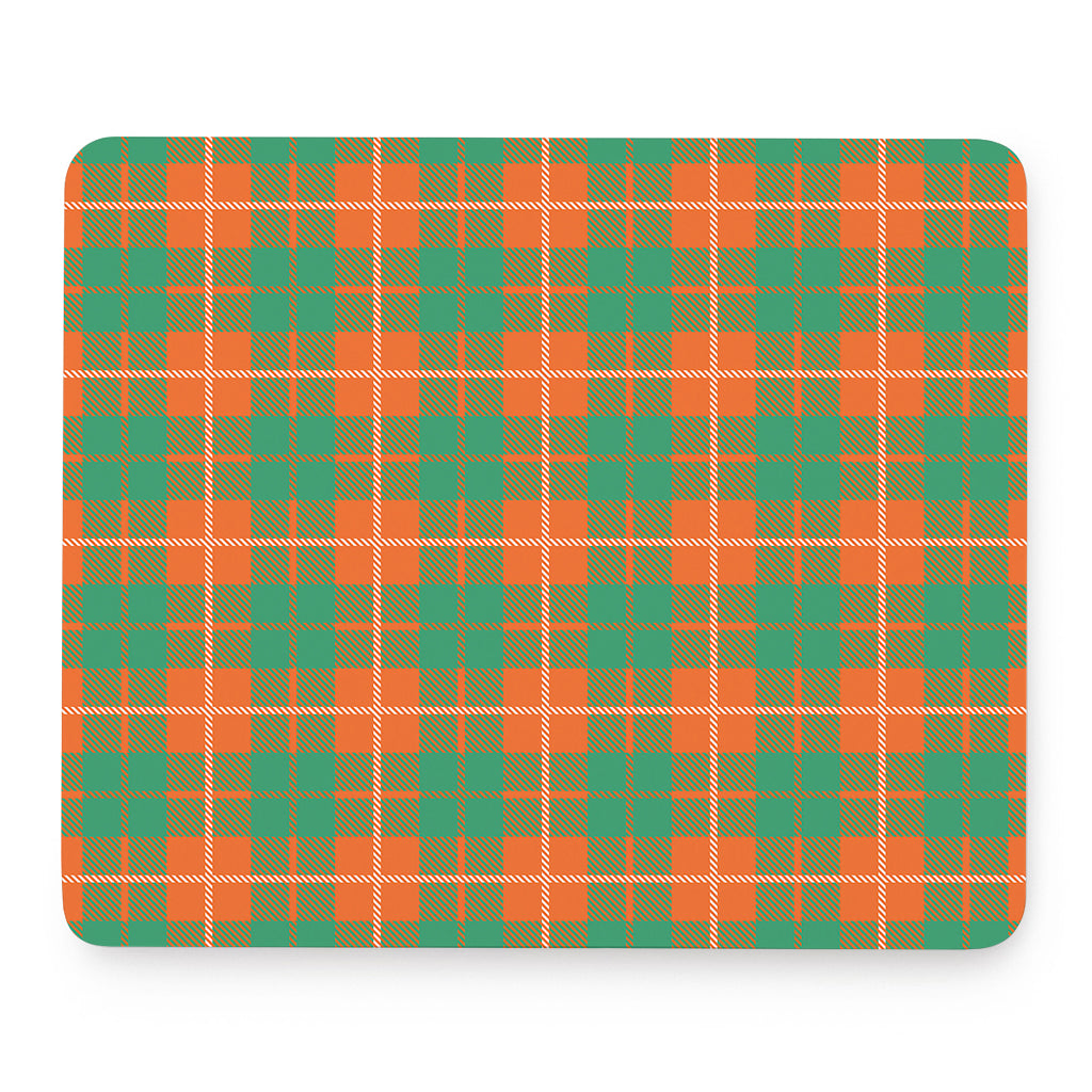 Irish Saint Patrick's Day Tartan Print Mouse Pad