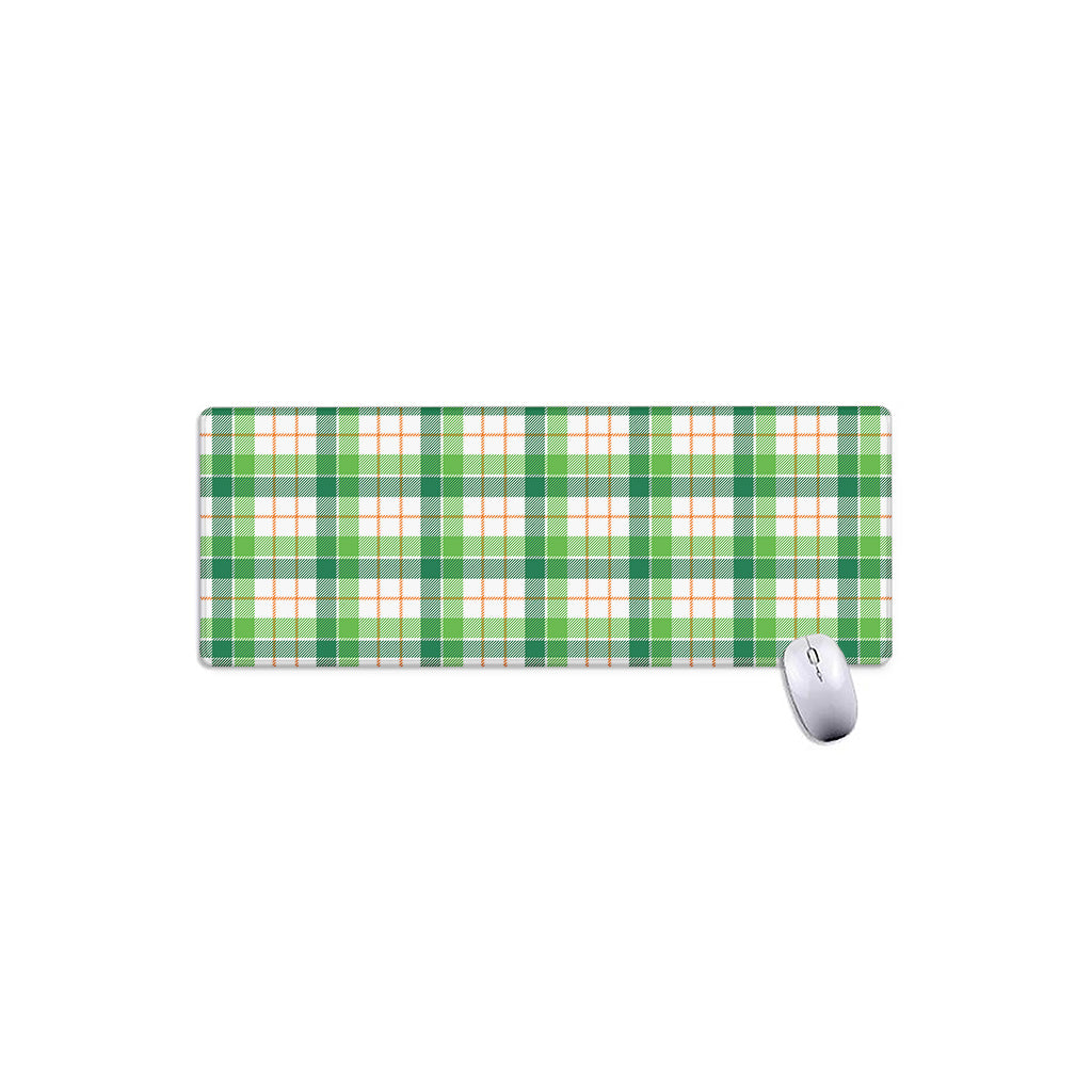 Irish St. Patrick's Day Tartan Print Extended Mouse Pad