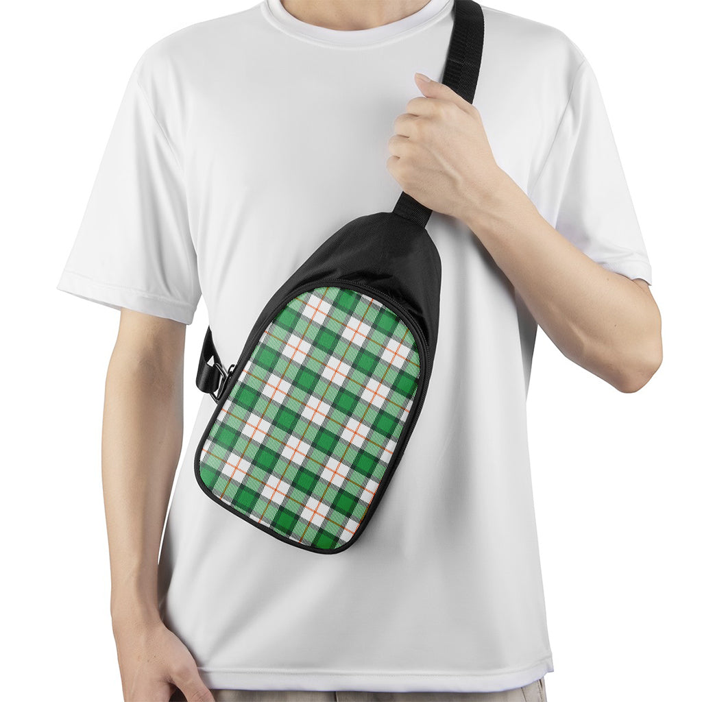 Irish Tartan St. Patrick's Day Print Chest Bag