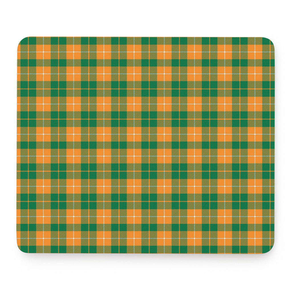 Irish Themed Plaid Pattern Print Mouse Pad