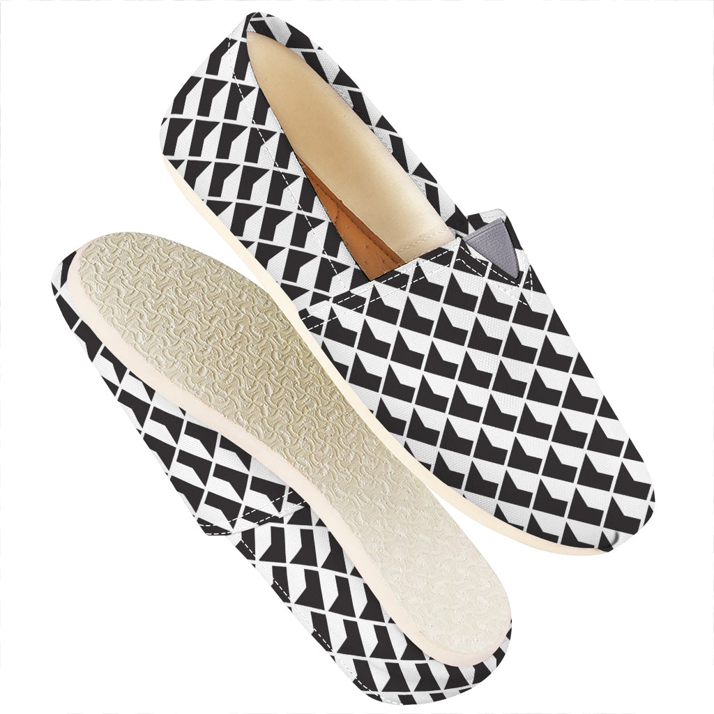 Isometric Geometric Pattern Print Casual Shoes