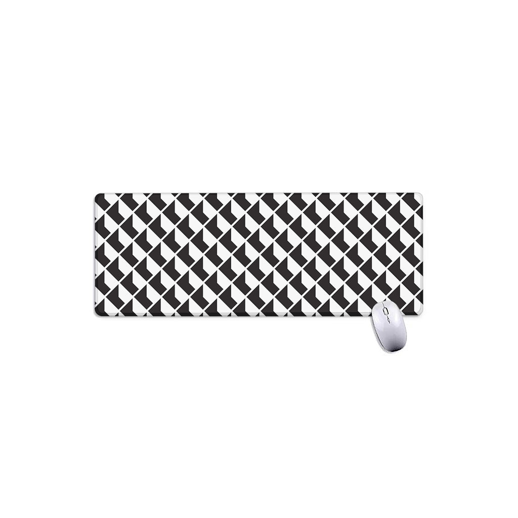 Isometric Geometric Pattern Print Extended Mouse Pad