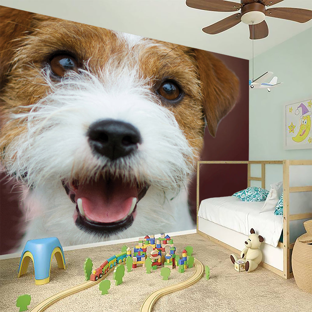 Jack Russell Terrier Portrait Print Wall Sticker