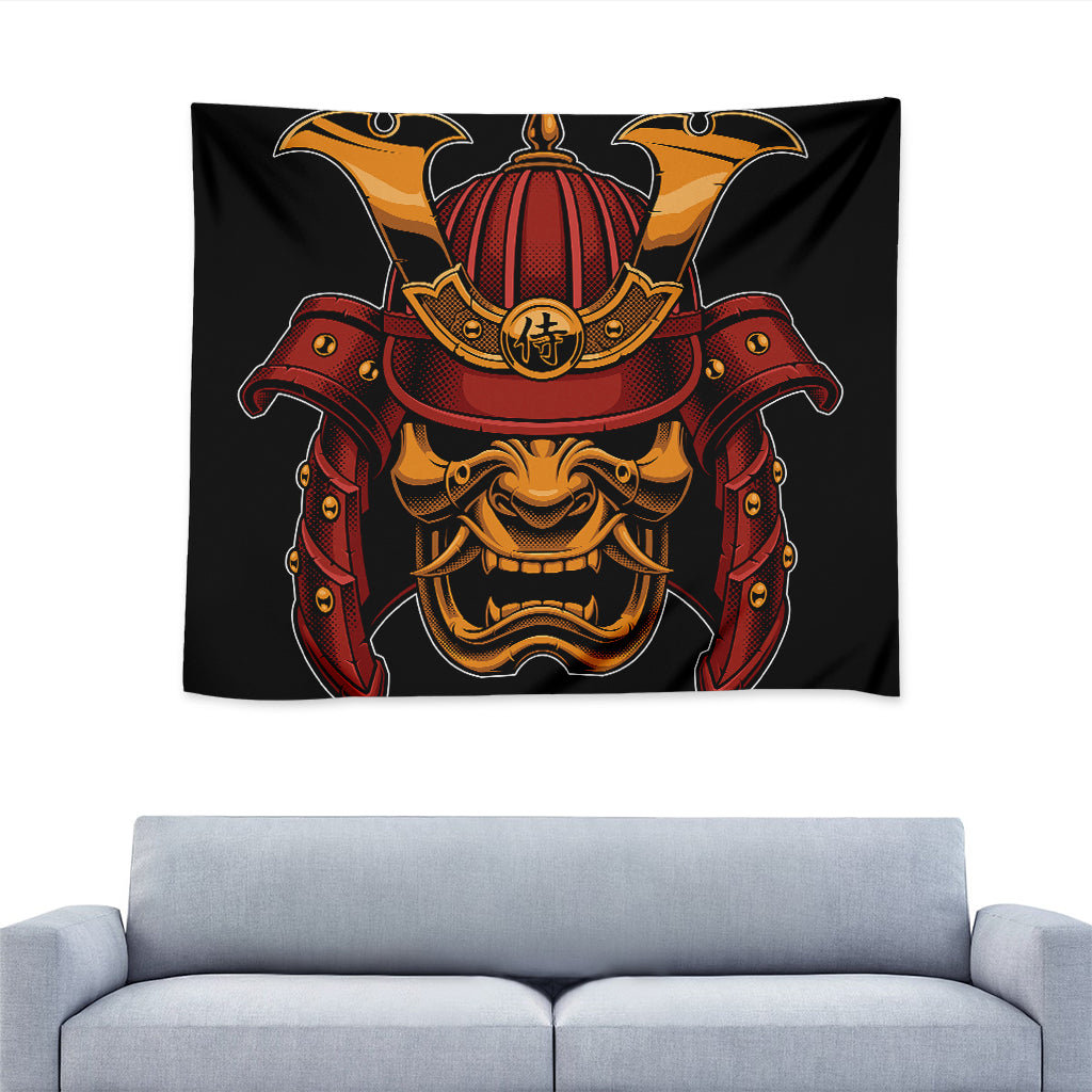 Samurai Mask Old Japanese Print Boxing Gloves