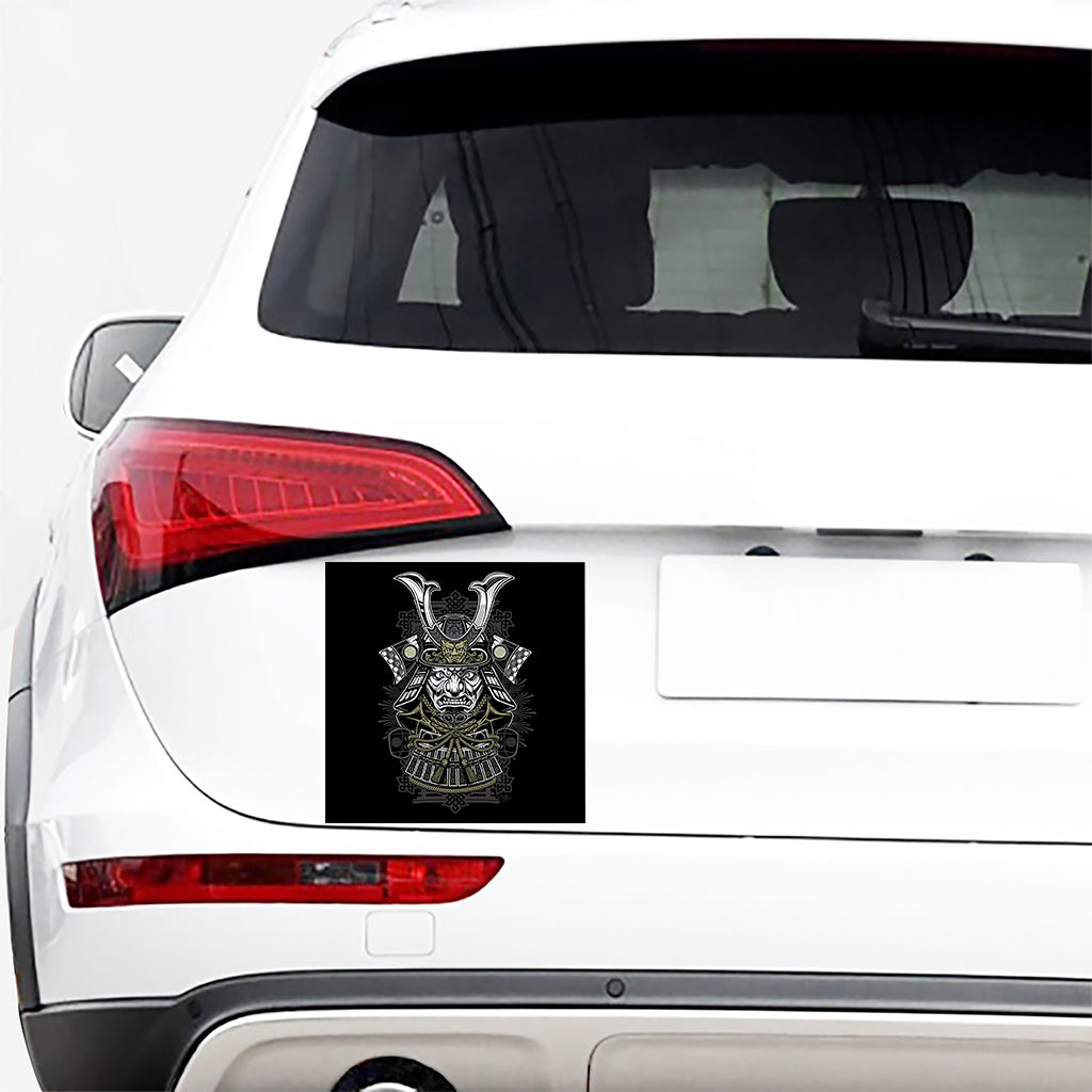 Japanese Samurai Warrior Print Car Sticker